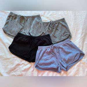 SOLD Bozzolo Waffle Knit Lounge Shorts bundle of 4 NWOT